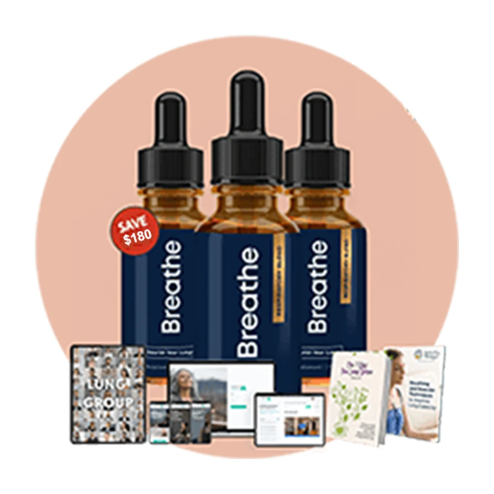 Breathe 3 bottles package — official website pricing