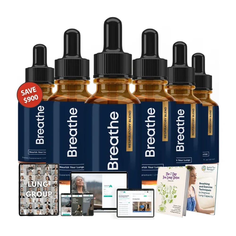 Breathe 6 bottles package — official website pricing